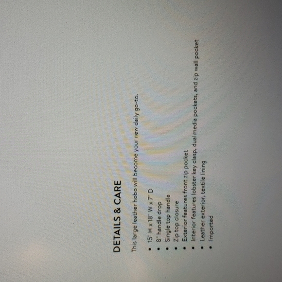 NEW Dooney and Bourke Camden Florentine Large Leather Hobo - Picture 12 of 12